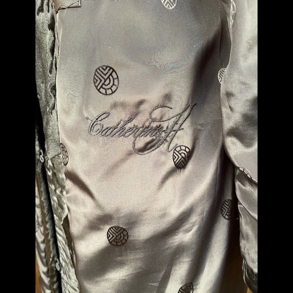 Full Length Neiman Marcus Feraud Paris Black Russian Broadtail Fur Coat Small - Picture 13 of 13